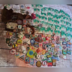 Girl Scouts Patch Pin Sash Lot 200+ New NOS Early Mid 2000s Vintage
